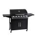 Portable Trolley Cart Bbq Gas Grill Perfect for Outdoor Cooking and Entertaining