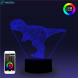 Dinosaur 3D Optical Illusion Lamp APP Control Best Price on Sale