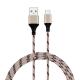 Long USB Type C Charging Cable USB Male To Type C Male Power Fast Braided