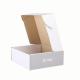 Easy Folding Electronic Packaging Box Customized White Corrugated Folding Paper Box
