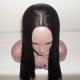 Brazilian Virgin Human Hair Jewish Wigs Natuaral Black #1B Silky Straight