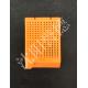Biopsy Square Holes Orange Embedding Cassettes , Tissue Embedding Molds