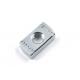 Custom-made Galvanized Square Steel Nuts Used with Channel Steel