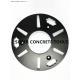 SASE Diamatic Plate With 6 Redi Lock Slots For Concrete Grinding Segment Discs