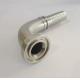 Galvanized Sheet 3000 Psi Hydraulic Flange One Piece Fitting 90 Degree Elbow Hose Fittings