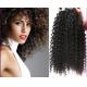 No Shedding Fade Brazilian Curly Human Hair Extensions With Natural Hair Line