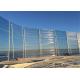 Perforated Steel Pvc Coated Windbreak Panels , Anti Wind Dust Net Long Validity