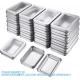 Metal Tin Box Metal Tins With Lids Clear Top Tins Box Empty Storage Tins Case Rectangle Containers Can with Large