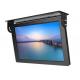 Metal Housing 18.5 Inch Coach Metro Bus Monitor LCD Media Display With Wide Voltage DC 12V 24V