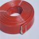 Fire Resistant Fiberglass Sleeving Anti Corrosive Chemicals Coated With Silicone