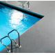 Around Swimming Pool Rubber Flooring Rolls All Weather Available Slip Resistant