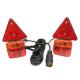 Plastic Trailer Identification Lights With Reflector Magnet Cable IATF16949
