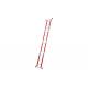 Red 4.2m 4X4 Insulated Ladder For Electrical Work