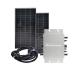 Self Cooling Micro Inverter Solar Panel Silver Waterproof Grid Tie Inverter 2000 Watt