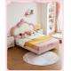 1.2 M Girl Princess Bed Child Simple Wind Flower / Cloud Modern Bedroom Furniture