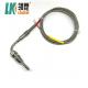 SS321 Exhaust Gas Temperature Sensor S K Type 4 Core Automotive Cable 6mm