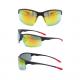 UV400 Protection Half Frame Cycling Sports Sunglasses Mirrored Anti Scratch