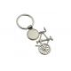 Bicycle Metal Laser Engraved Keyrings Logo Bike Key Chain Souvenir Gift