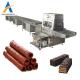Stainless Steel Chocolate Enrober Machine Candy Cooling Tunnel Chocolate Moulding Line