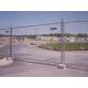 4ft x 10ft temporary chain link construction fence panels for crowd control mesh spacing 2½x2½(63mmx63mm) x 12gauge