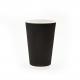 12OZ Kraft Compostable Double Wall Paper Hot Cups Disposable