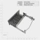 Die Casting Process CNC Machined Inverter Electronic Radiators with Embedded Heat Pipe
