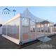 UV Resistant Outdoor Big Event Pagoda Canopy Tent With Glass Wall
