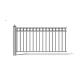 4ft Galvanized Wrought Iron Fence With Powder Coating 1.2mm-2.5mm
