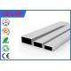 Square Hollow Aluminium Frame Profile for Sliding Door / Windows Base Material