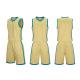 Yellow Blue Loose Football Training Tracksuits Sweat Absorbing Youth Sports Jersey