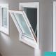 Fixed Security Bottom Hung Casement Window Soundproof Thermal Insulation