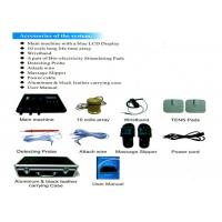 Blue Lcd Display Ionic Detox Foot Spa / Footbath With Tens Massage Function