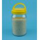 Transparent PET Plastic Jars Cylindrical Shape With Hand Cover PB - 880