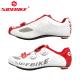 Athletic Speed Breathable Cycling Shoes , Road Bicycle Shoes Good Shock Absorption