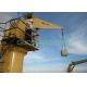 marine pedestal stiff boom crane with low power consumption for cargo unloading