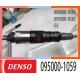DENSO Genuine diesel fuel injector 295900-1020 ,2959001020,095000-1020,095000-1059, 0950001059 S00001059+7 for G3