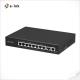 8 Port 10/100BASE-T 802.3at PoE To 2-port 100BASE-T Uplink Ethernet Switch 30W