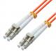 2m LC LC OM3 Patch Cord , LC Duplex Patch Cord 1260-1650nm Wavelength