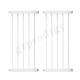 11.85 Inch Extendable Baby Gate , Ecofreindly Metal Dog Gate For Stairs
