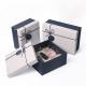 Perfume Cosmetics Gift Packaging Box Lid And Base Box With Ribbon Bowknot Raffia