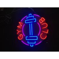 8×12mm Silica Gel Cuttable Led Neon Signs Restroom GYM CLUB AC100V