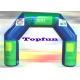 Custom Inflatable Advertising Archway With 10m Span , PVC Coated 210D Nylon Fabric
