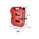 10 / 20 Liter Red Off Road Fuel Tank Easy To Carry / 4x4 Truck Parts