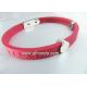 Custom silk print debossed embossed rubber silicone bracelet with logo print engrave silicone wristband