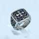FAshion 316L Stainless Steel Ring With Enamel LRX250