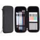 Idream365 Upgraded Hard Pencil Case Box For Adluts,Durable Pen Carrying Case With Zipper-Black