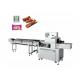 Industrial Pastry Packaging Machine / Horizontal Chocolate Pie Pillow Packing Wrapping Machine