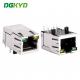10/100 BASE Single Port RJ45 Magnetics Connector Ethernet Modular Jack Customized KRJ-256SHGYENL