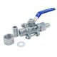 Q21F Stainless Steel Three-Piece Ball Valve with Full Bore Function and Competitive