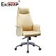 Modern Leather Comfortable Ergonomic Office Boss Chair  Stainless Steel Metal Type